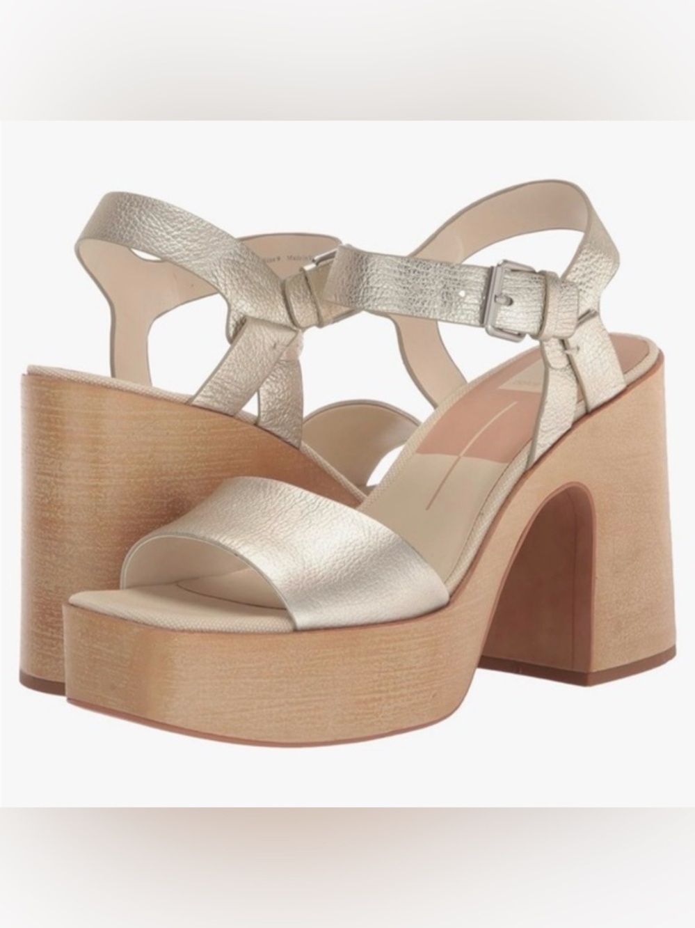 Dolce Vita Gold Sandal Heel